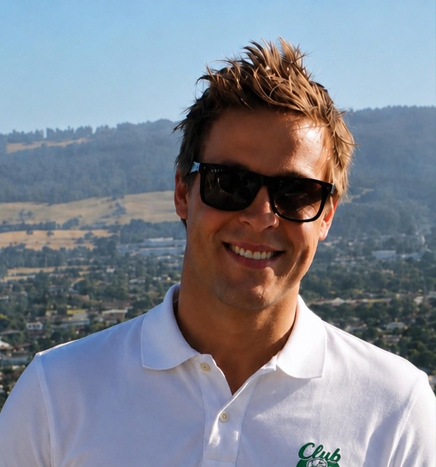 Jesse at work on the Mornington Peninsula